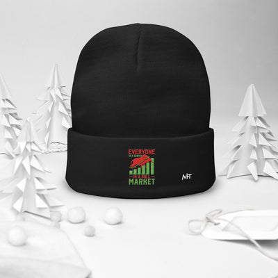 Everyone is a Genius in a Bull Market V1 - Embroidered Beanie
