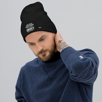 There are 10 types of people - Embroidered Beanie