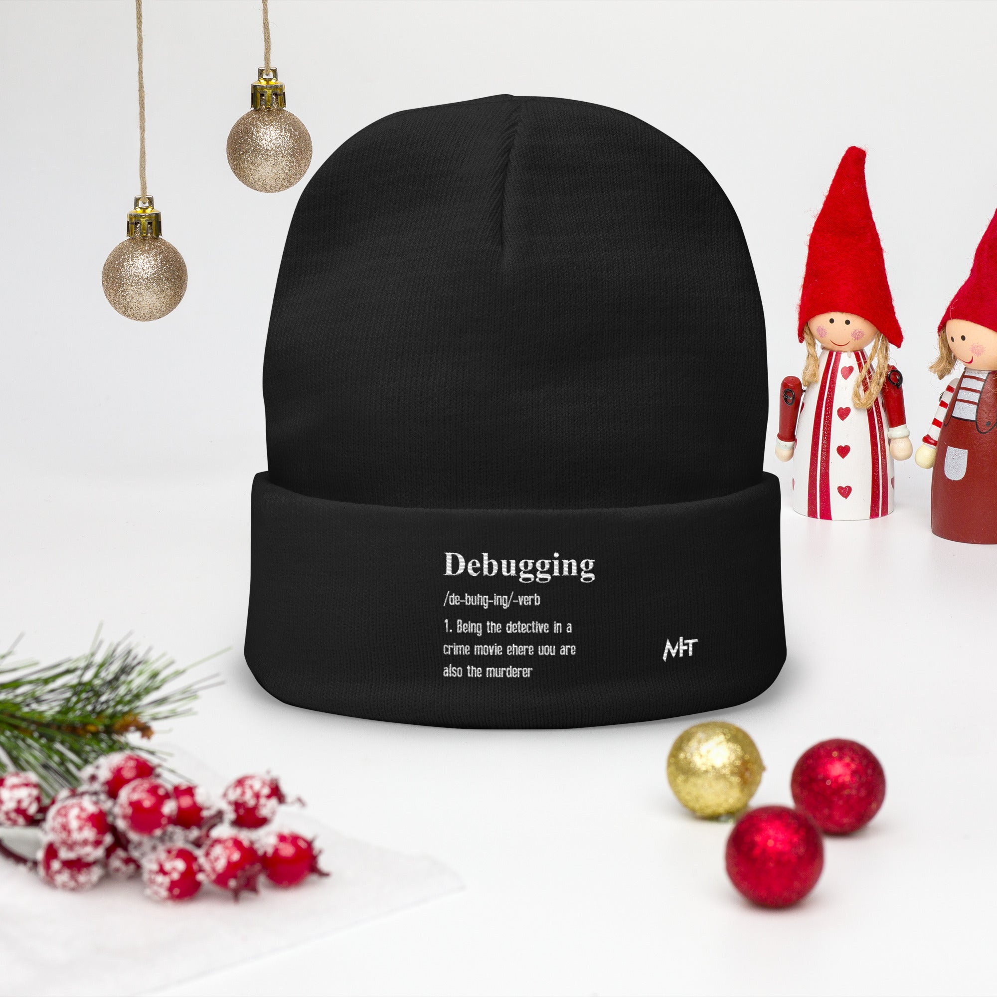 Debugging Definition V1 - Embroidered Beanie – MyHackerTech