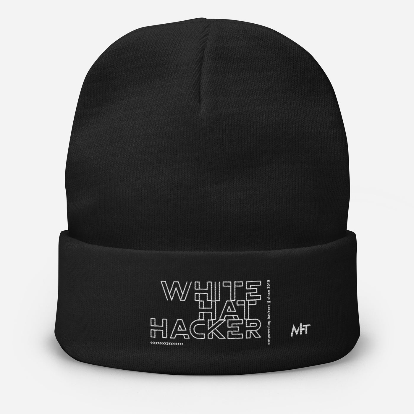 White Hat Hacker - Embroidered Beanie