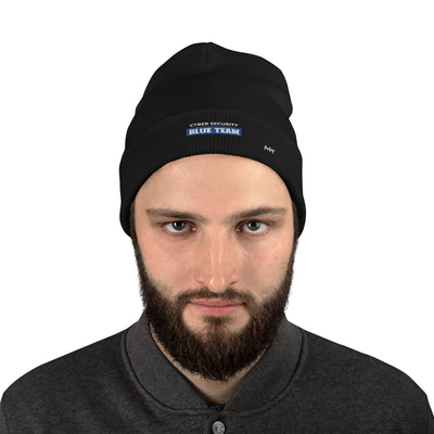 Cyber Security Blue Team V10 - Embroidered Beanie