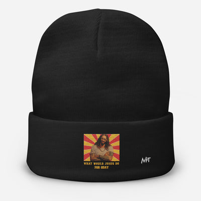 What would Jesus do for 0day v1 - Embroidered Beanie