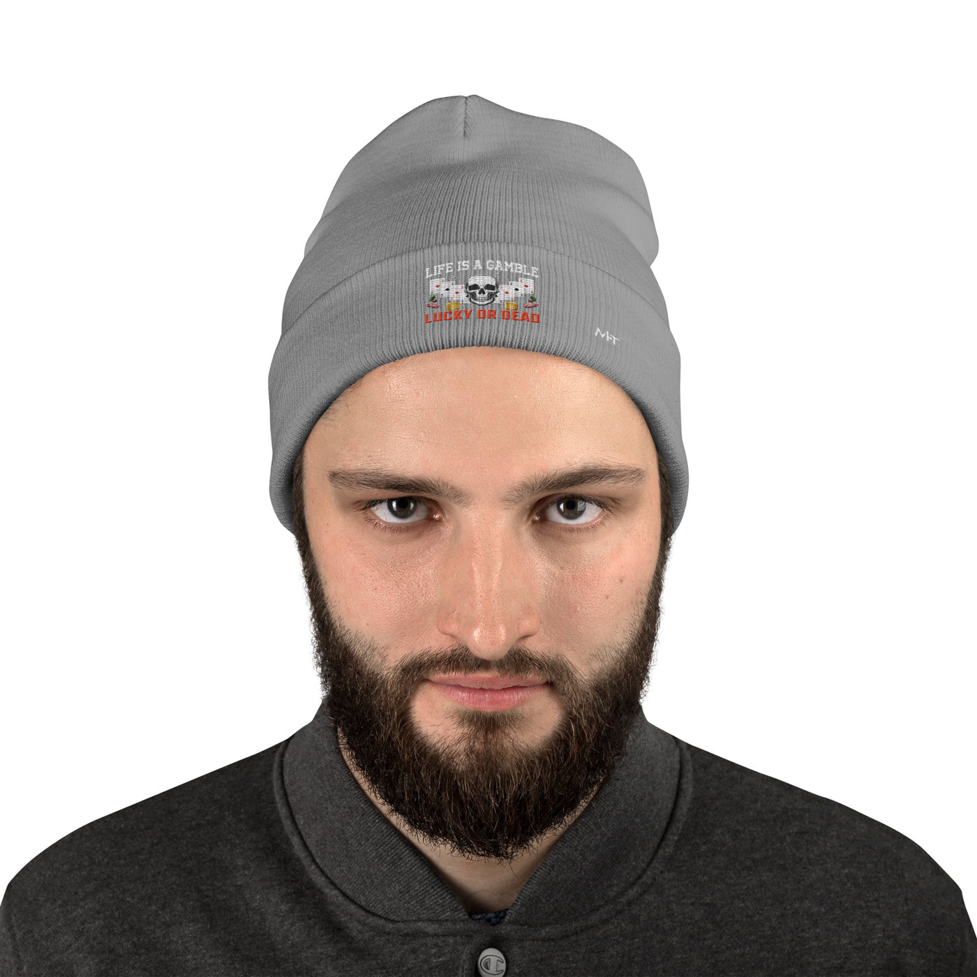 Life is a Gamble; Lucky or Dead - Embroidered Beanie