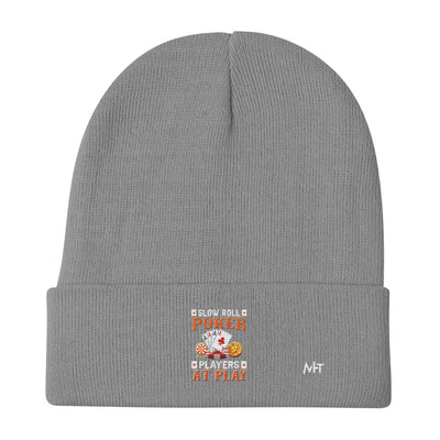 Slow Roll Poker; Players at Play - Embroidered Beanie