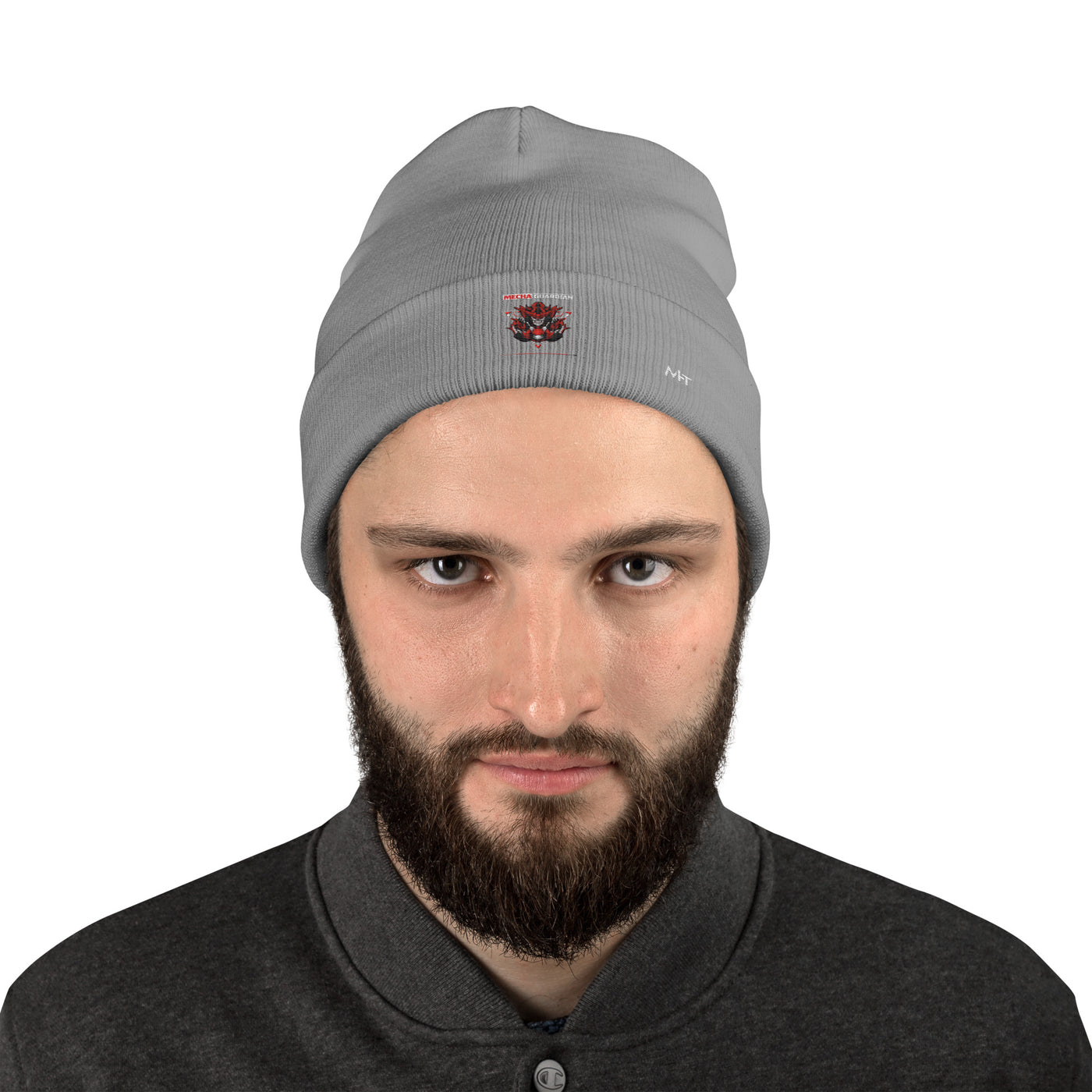 Red Mecha Guardian - Embroidered Beanie