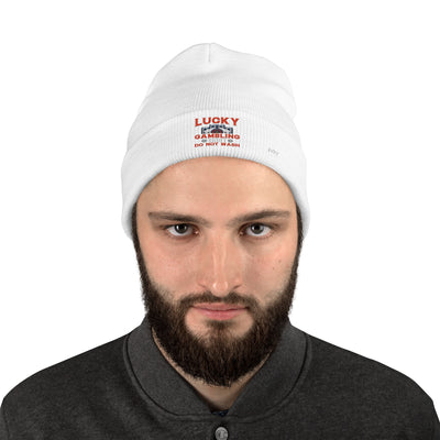 Lucky Gambling Shirt: Do Not Wash - Embroidered Beanie