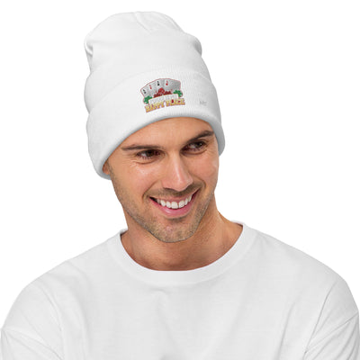 Poker Dad is like a Normal Dad but much Cooler - Embroidered Beanie