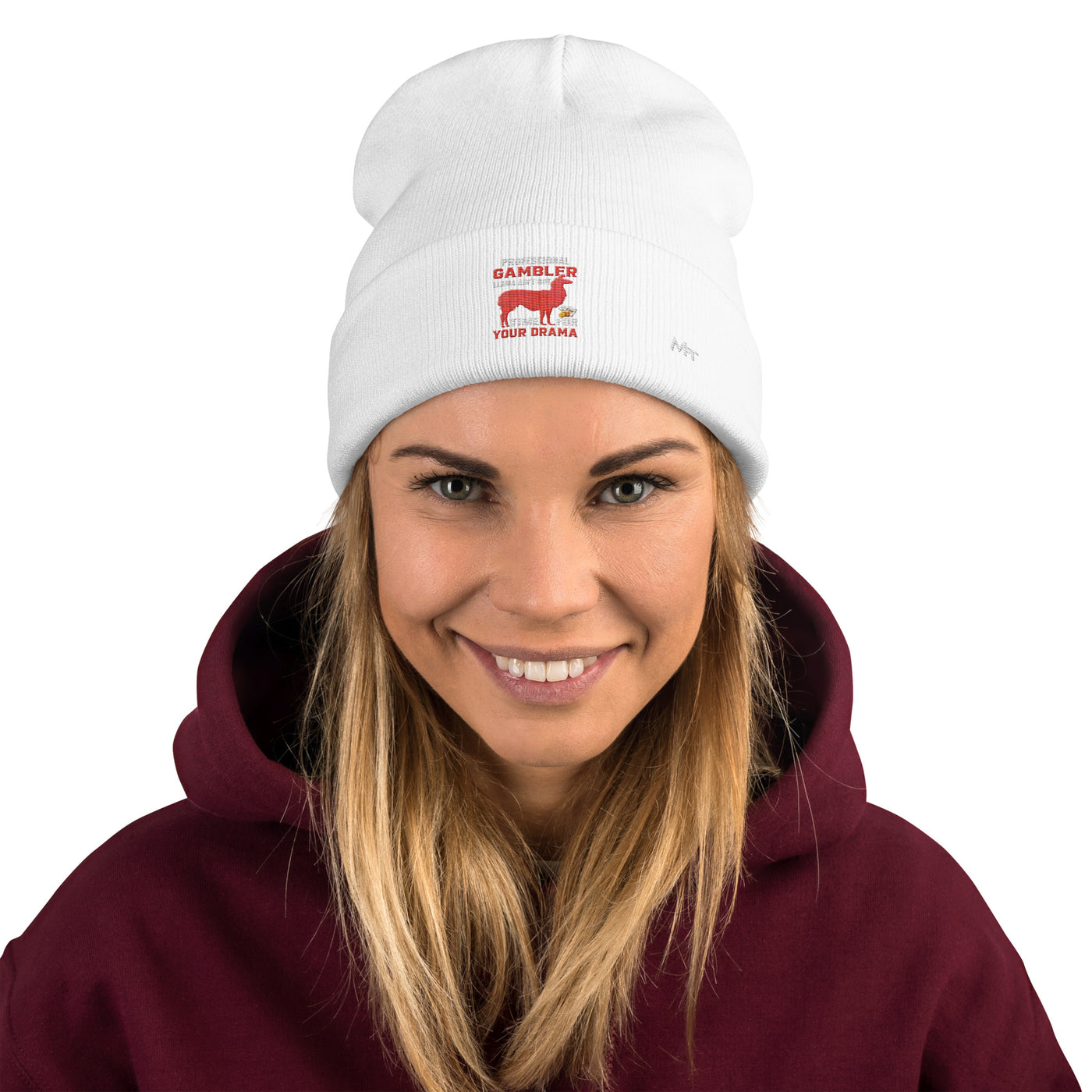 Profession Gambler Llama ain't Got time for your Drama - Embroidered Beanie