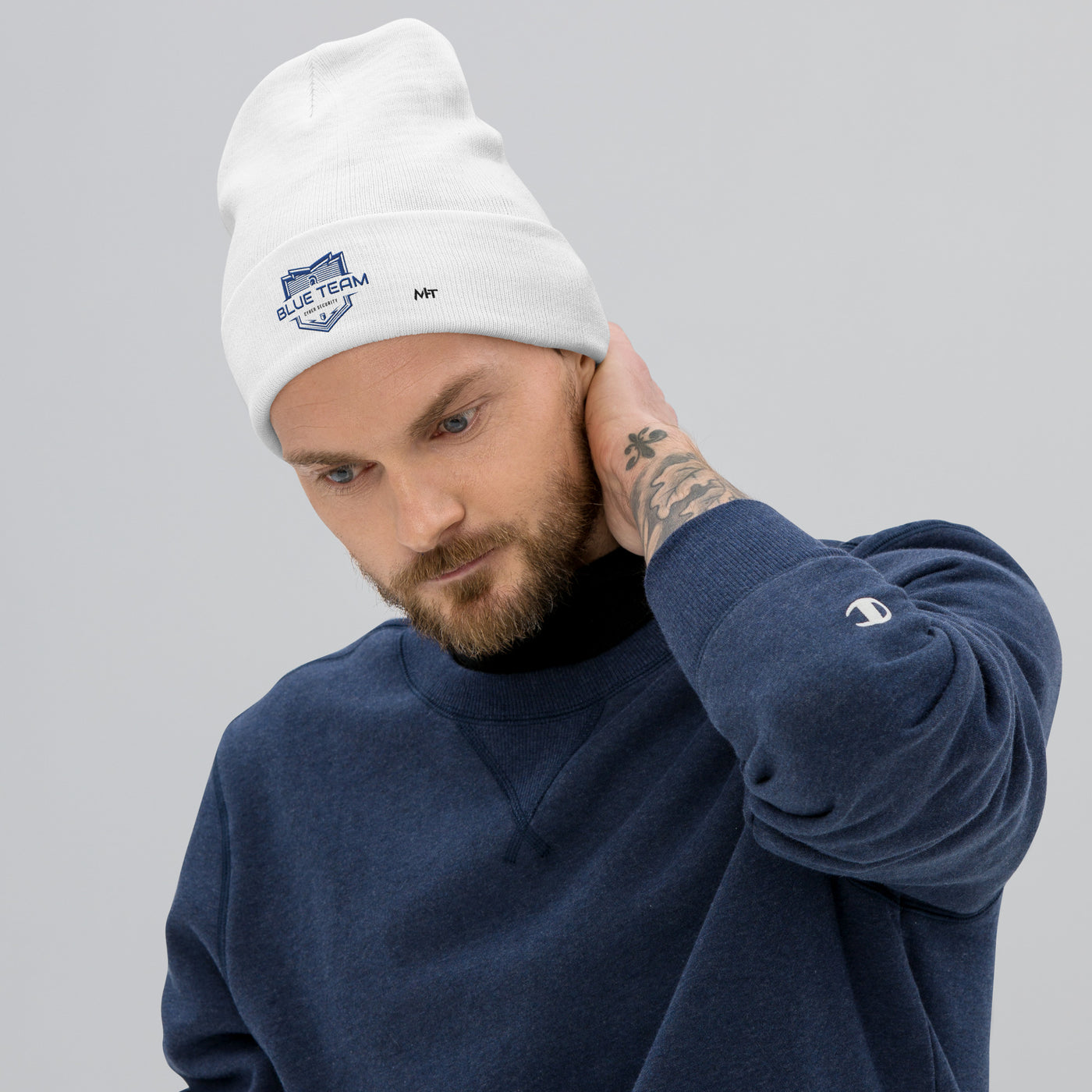 Cyber Security Blue Team V17 - Embroidered Beanie