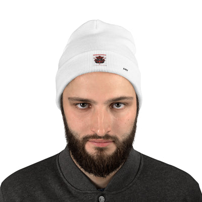 Red Mecha Guardian - Embroidered Beanie