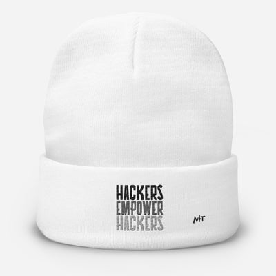 Hackers Empower Hackers - Embroidered Beanie