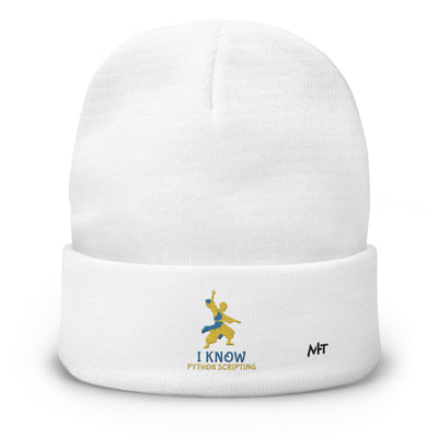 I Know Python Scripting - Embroidered Beanie