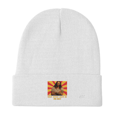 What would Jesus do for 0day v1 - Embroidered Beanie