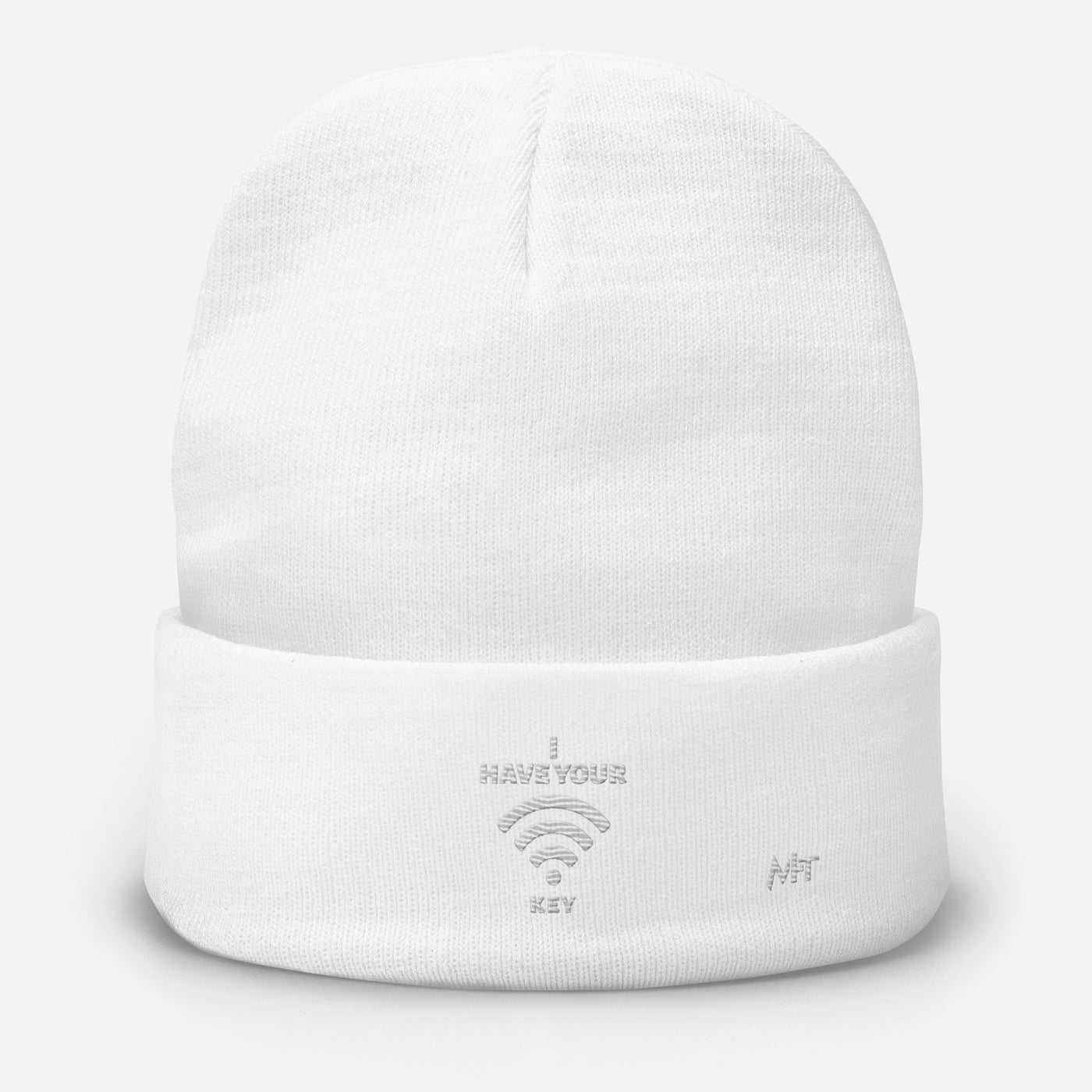 I have your Wi-Fi password - Embroidered Beanie