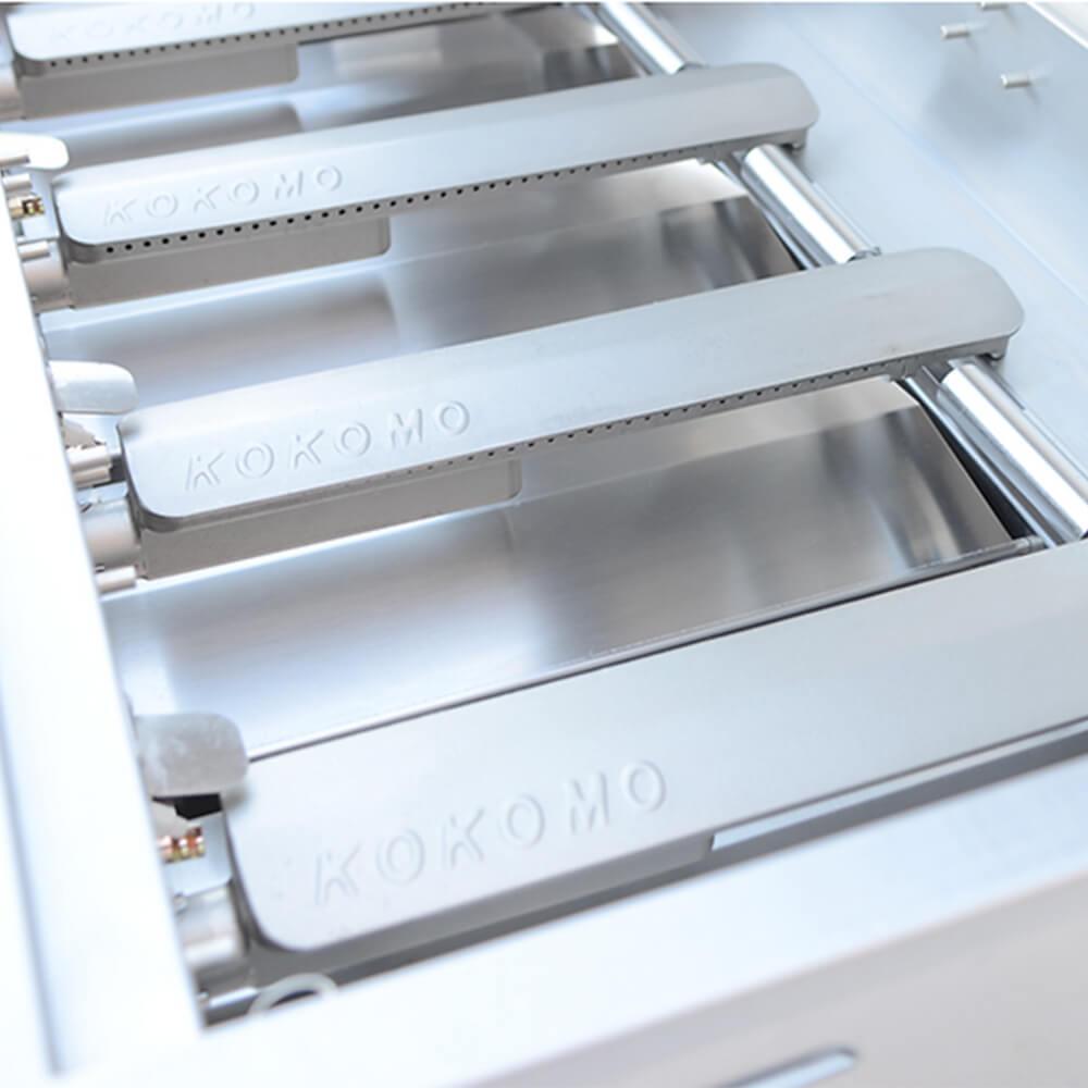KoKoMo Grills 32" Professional 72K BTU LP/NG 4 Burner Built-In Stainless Steel Gas Grill (SAK48170) by MyHackerTech