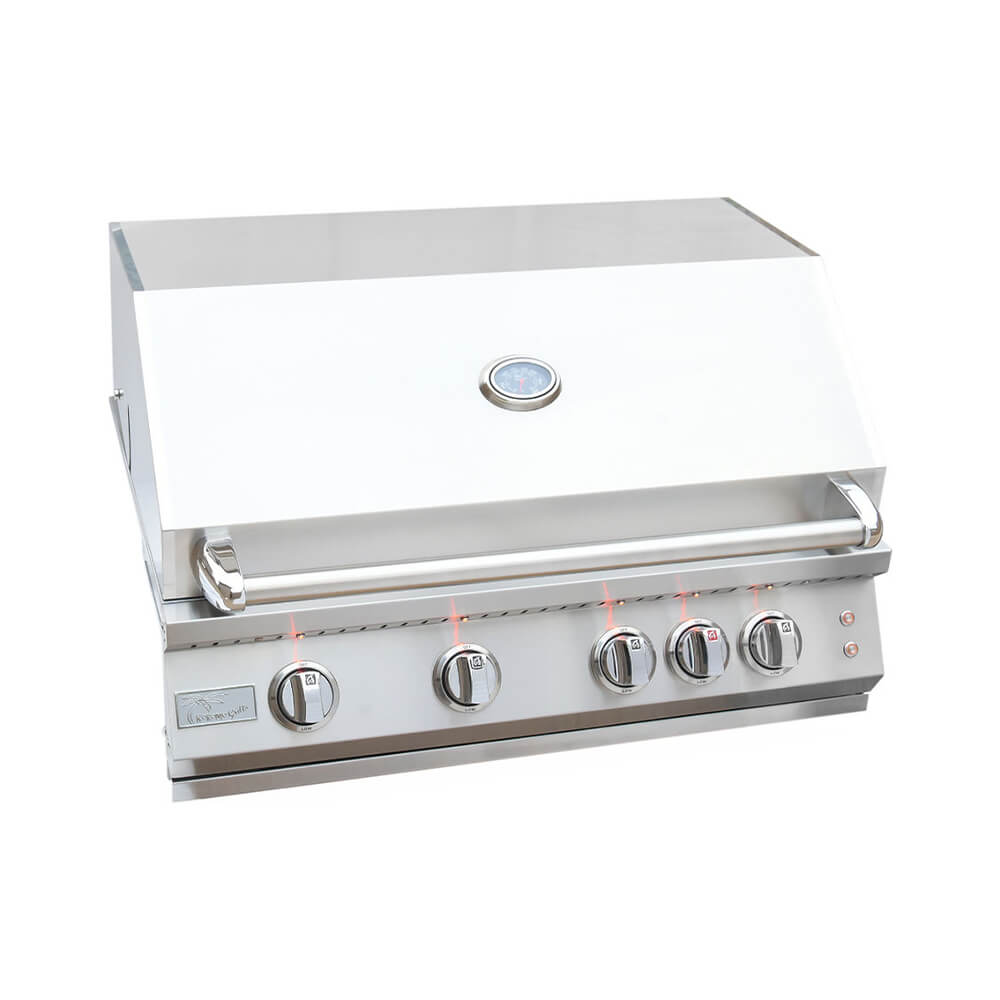 KoKoMo Grills 32" Professional 72K BTU LP/NG 4 Burner Built-In Stainless Steel Gas Grill (SAK48170) by MyHackerTech