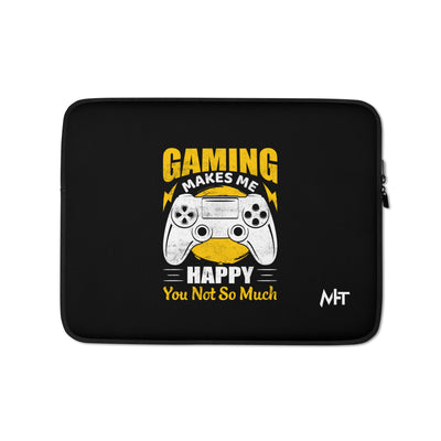 Gaming Makes me Happy (MAHFUZ) - Laptop Sleeve