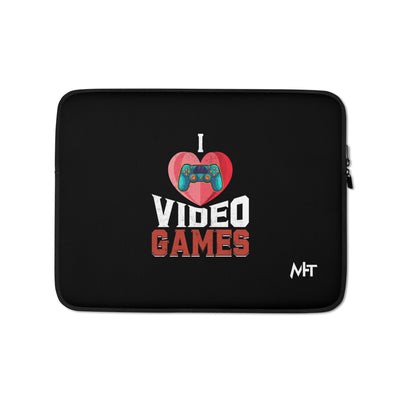 I love Video Games - Laptop Sleeve