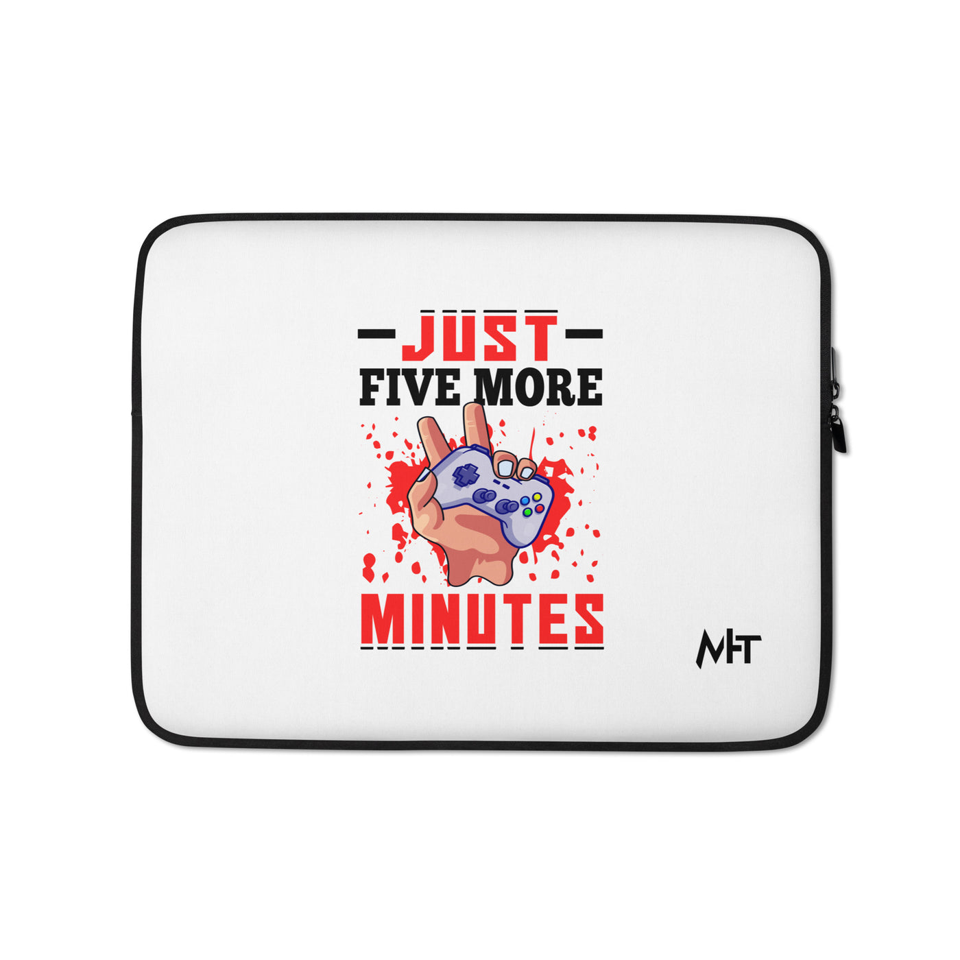 Just 5 more Minutes Rima in Dark Text - Laptop Sleeve