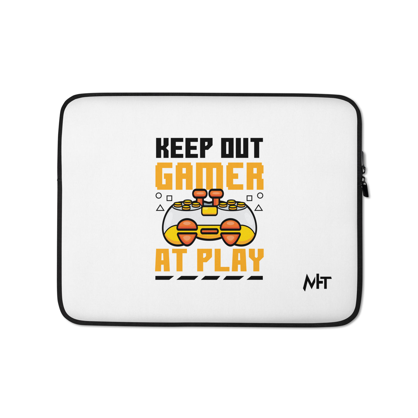 Keep Out Gamer At Play Rima 7 in Dark Text - Laptop Sleeve