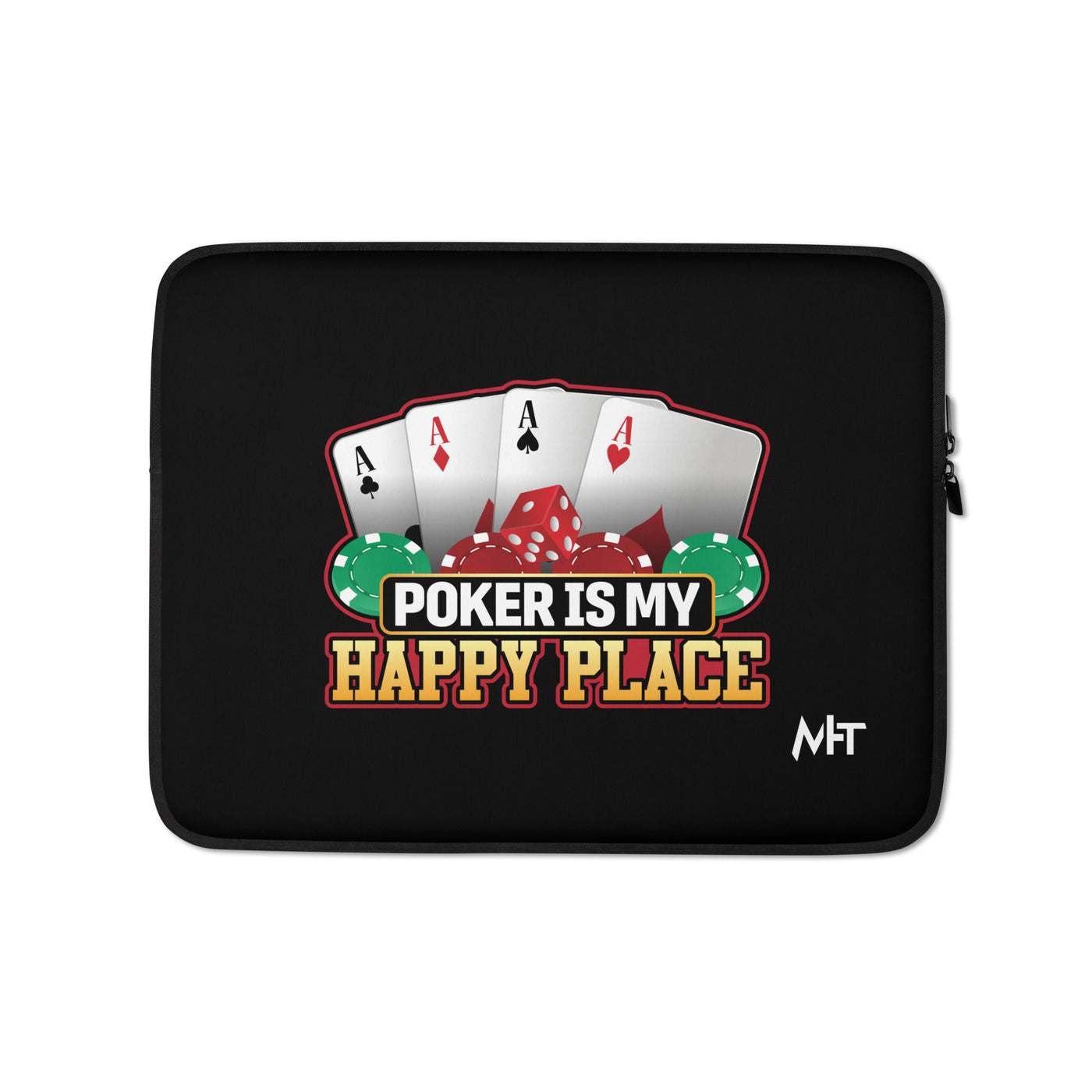 Poker Dad is like a Normal Dad but much Cooler - Laptop Sleeve