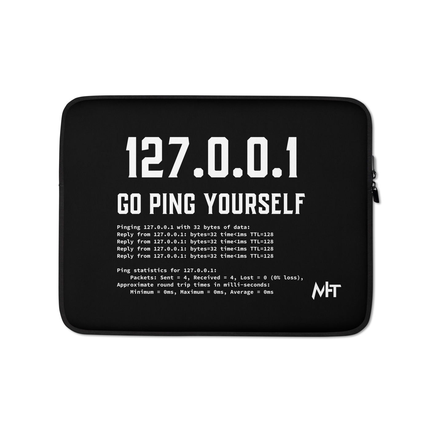 Go ping yourself - Laptop Sleeve