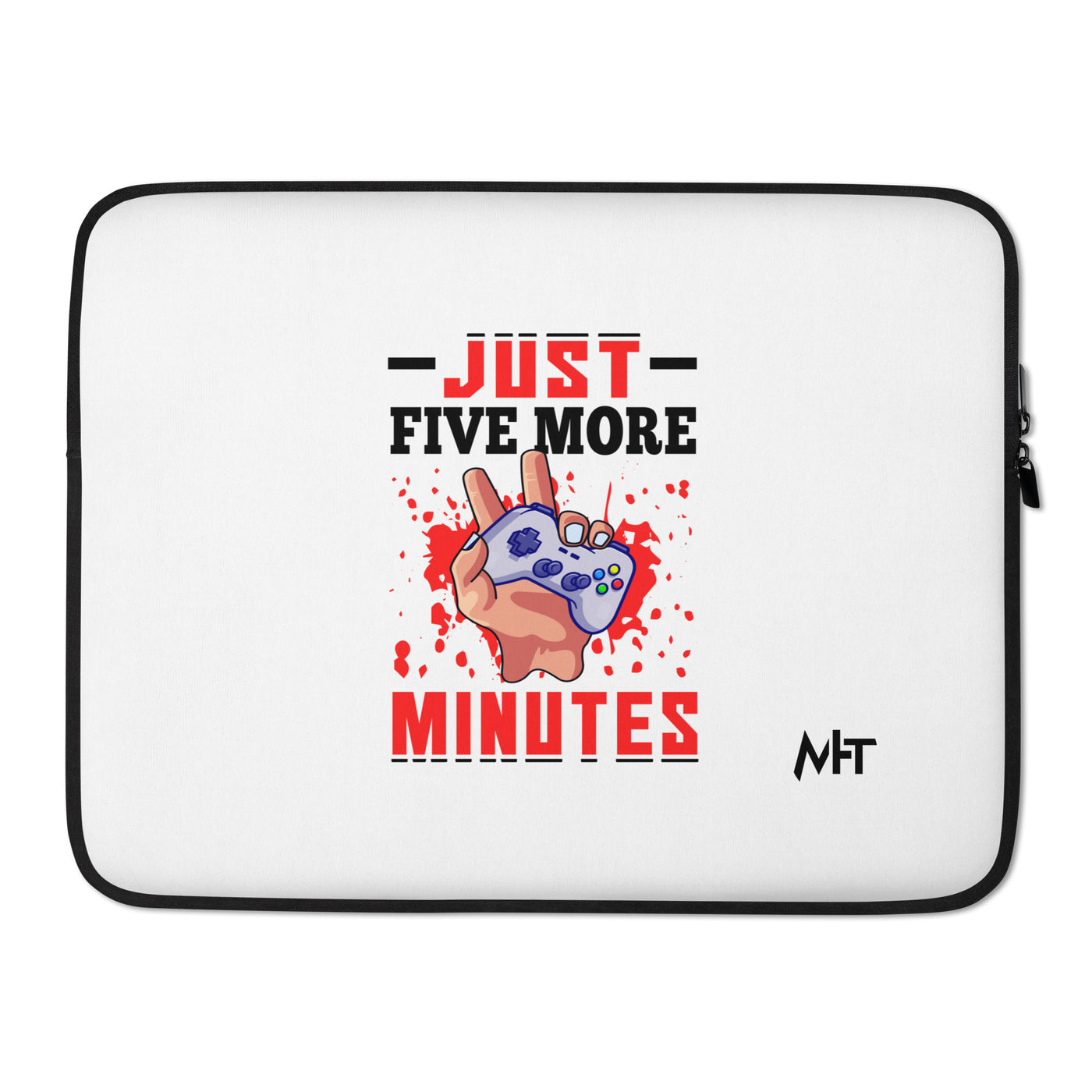 Just 5 more Minutes Rima in Dark Text - Laptop Sleeve