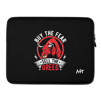 Buy the Fear; Sell the Greed - Laptop Sleeve