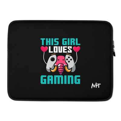 This girl Loves video games ( RiMa ) - Laptop Sleeve