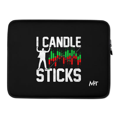 I Candle Stick - Laptop Sleeve