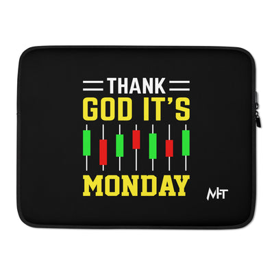 Thank God! It's Monday - Laptop Sleeve