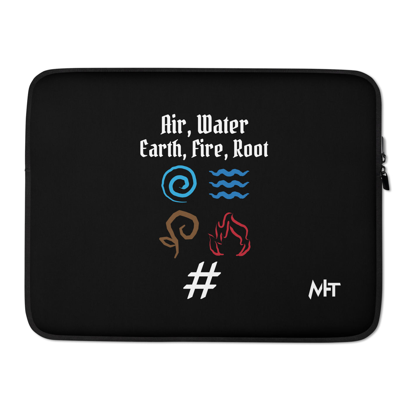 Air, Water, Earth, Fire, Root - Laptop Sleeve