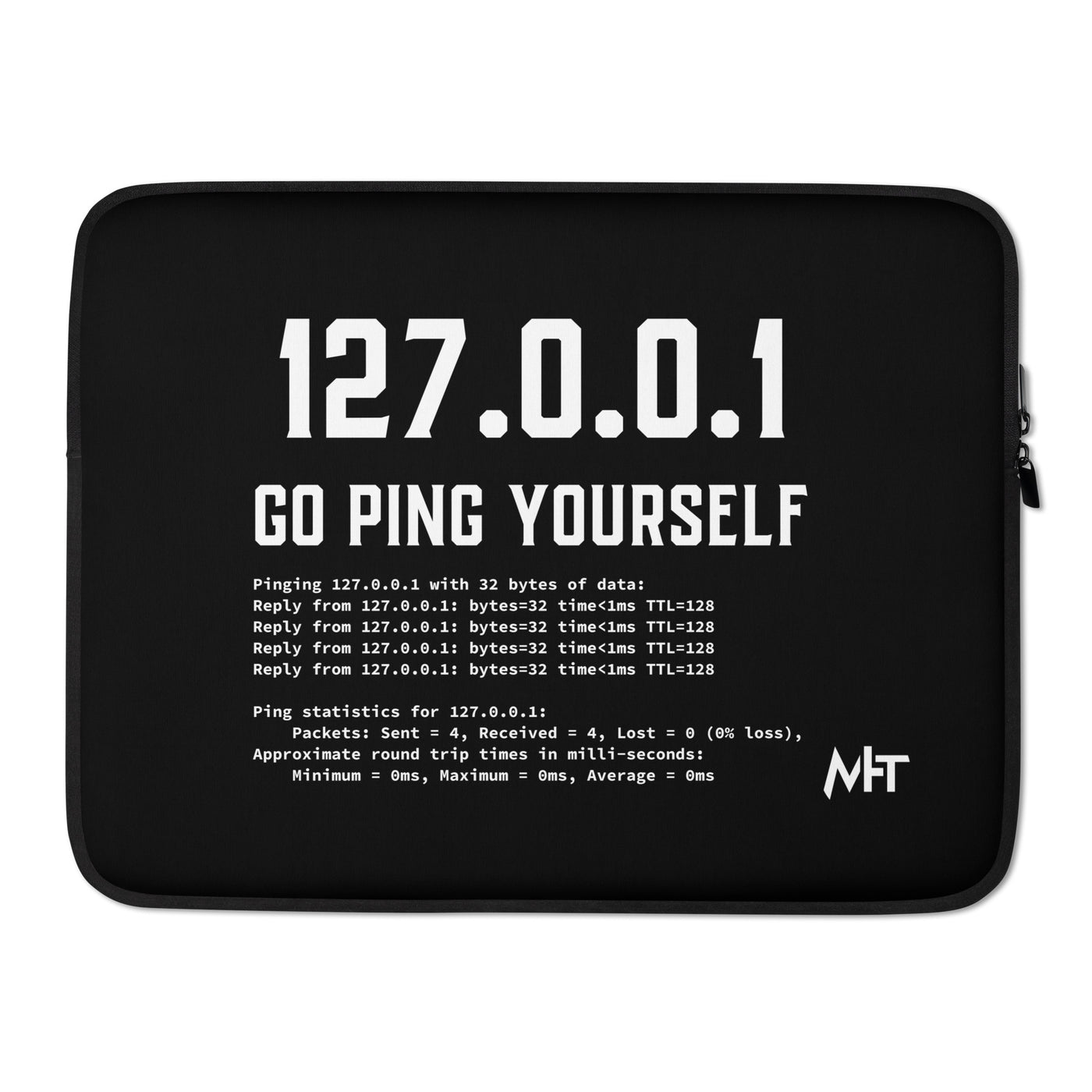 Go ping yourself - Laptop Sleeve