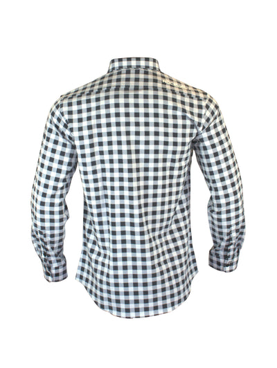 The Titan - Grey Plaid Long Sleeve by MyHackerTech