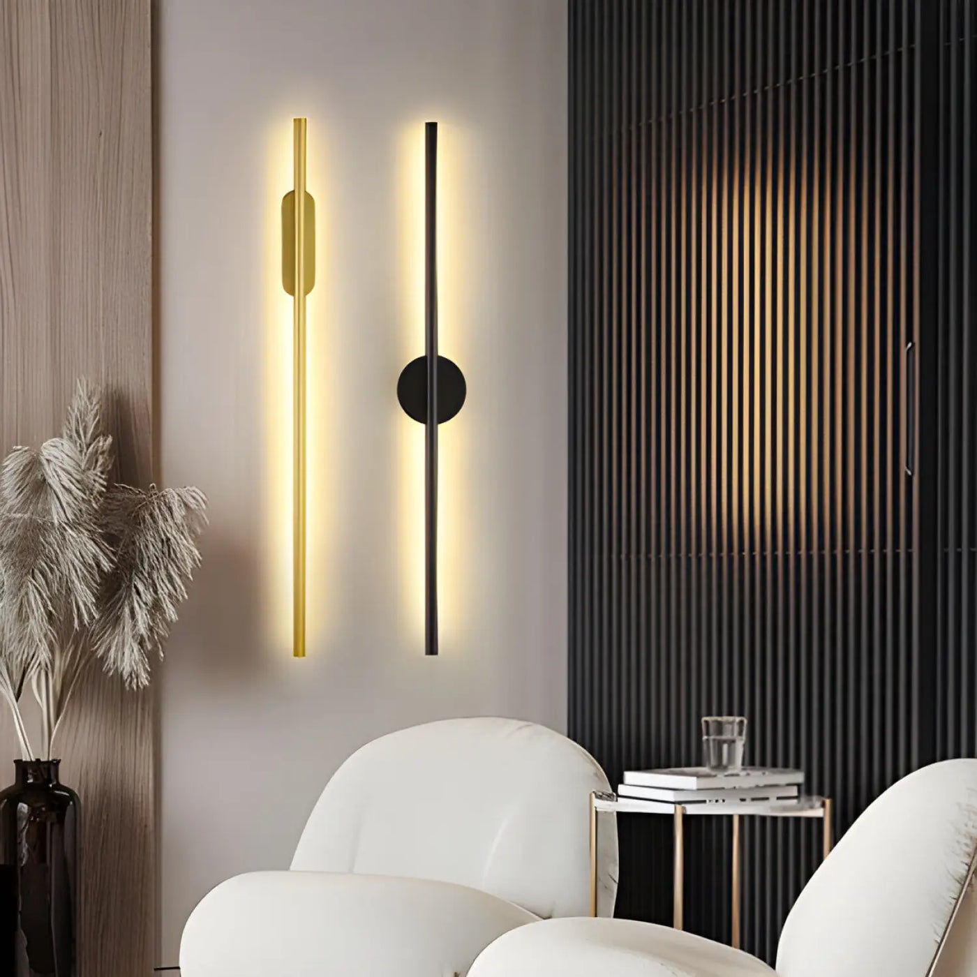 Log Style Modern LED Strip Wall Light – Long Design Fixture by MyHackerTech