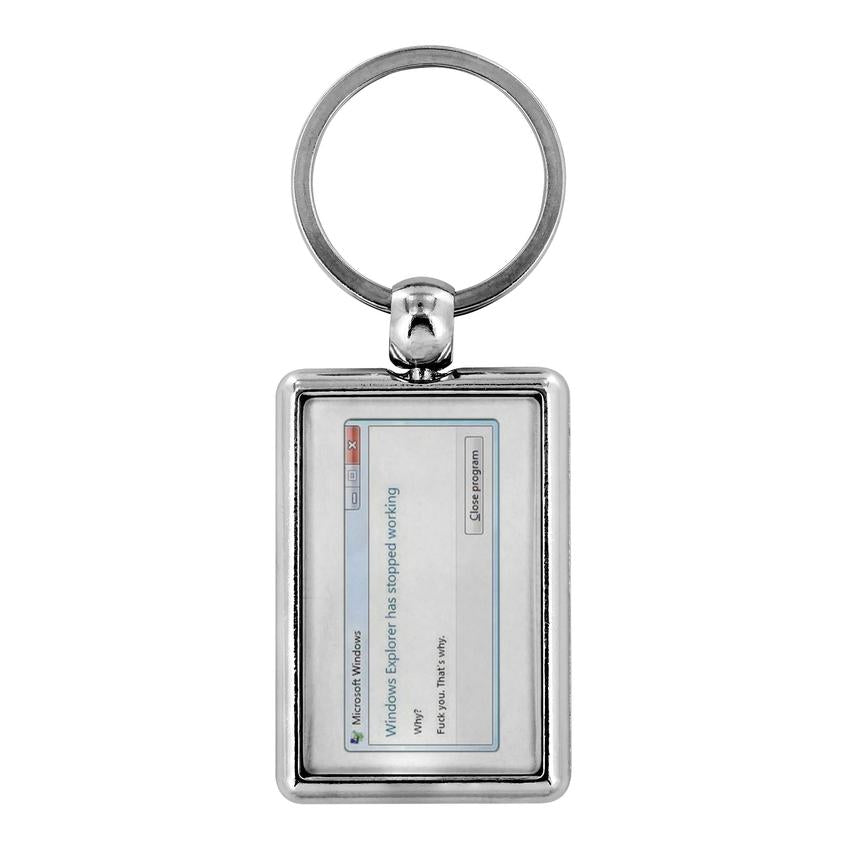 F you that's why - keychains by MyHackerTech