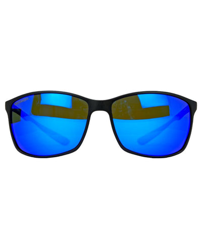 Milano (Black/Blue Mirror Polarized Lens) by MyHackerTech