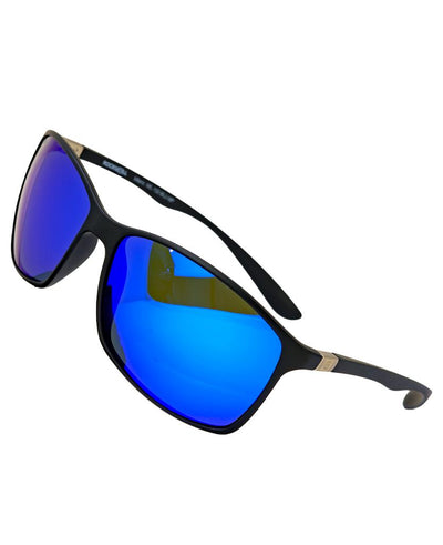 Milano (Black/Blue Mirror Polarized Lens) by MyHackerTech