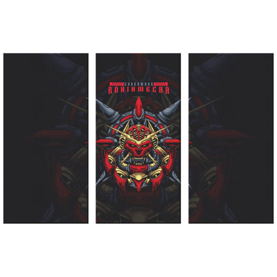 Cyberware Ronin Mecha - 3 Piece Canvas Set by MyHackerTech