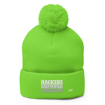 Hackers Empower Hackers V2 - Pom-Pom Beanie