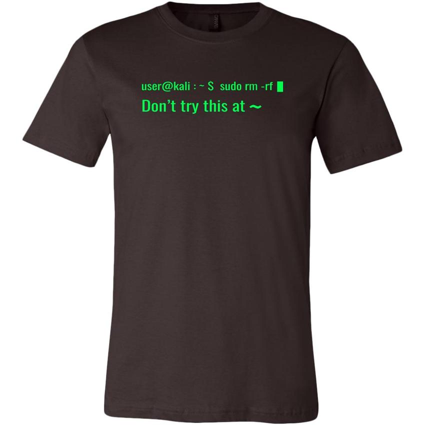 sudo rm -rf - Don't try this at home - Canvas Mens Shirt by MyHackerTech