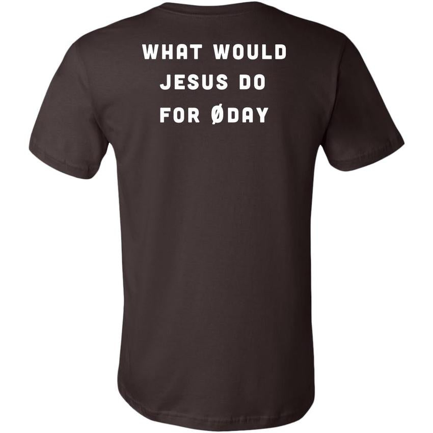 What would Jesus do for 0day - Canvas Mens Shirt by MyHackerTech