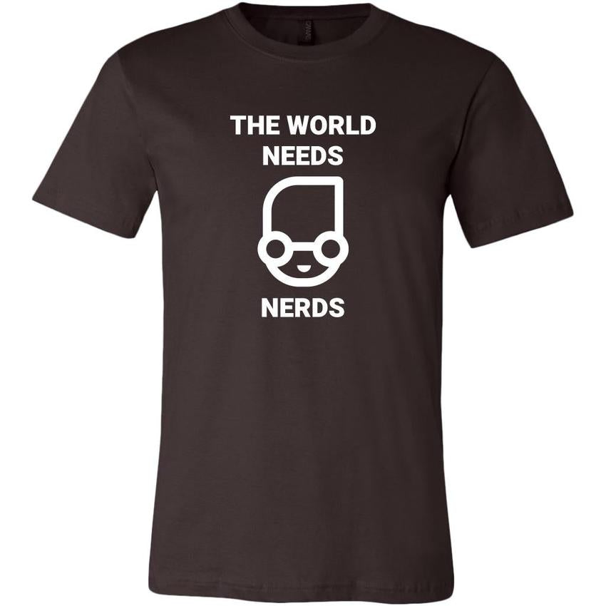 The world needs nerd - Canvas Mens Shirt by MyHackerTech