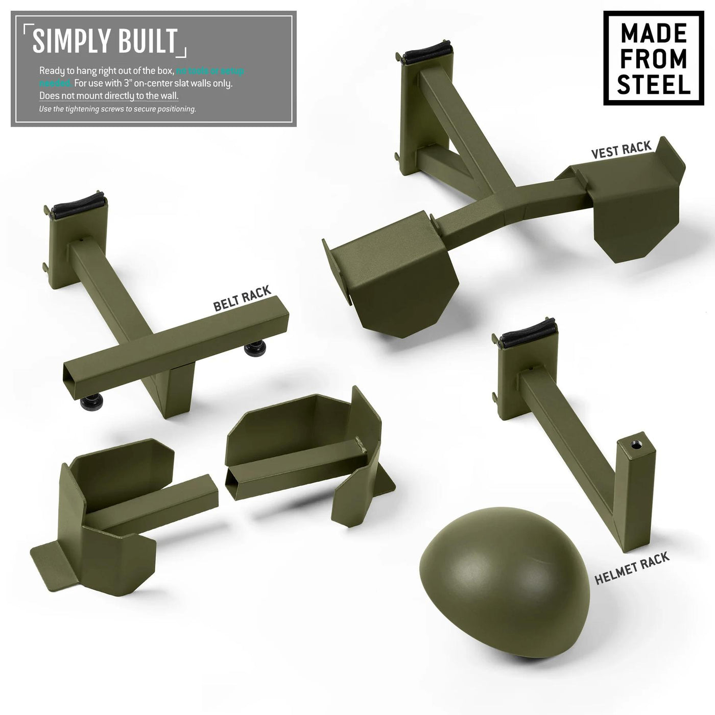 Wall Rack System - Tactical Gear Rack by MyHackerTech