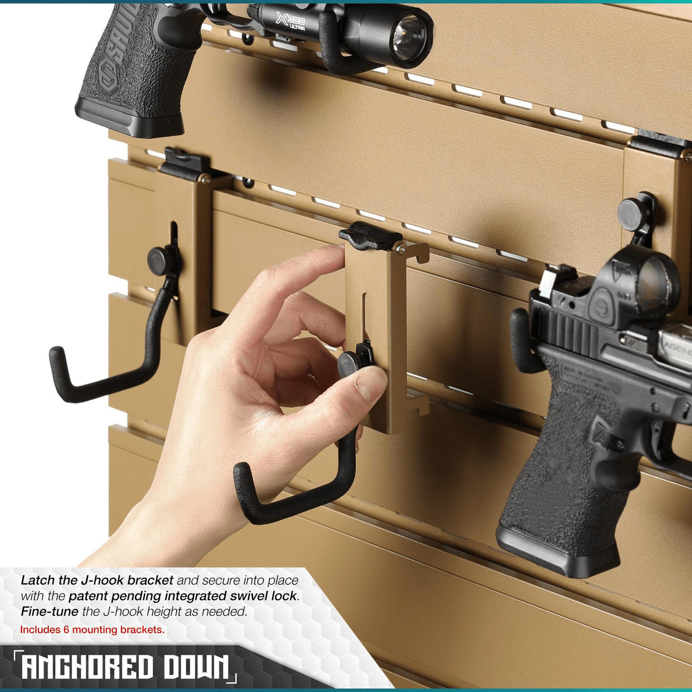 Wall Rack System - 10 Panel and Attachments by MyHackerTech