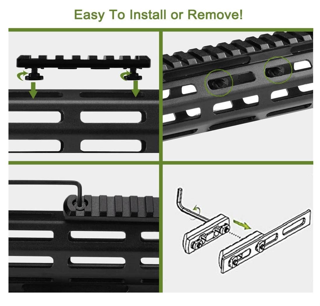 M-LOK and KeyMod Adapter Sets by MyHackerTech