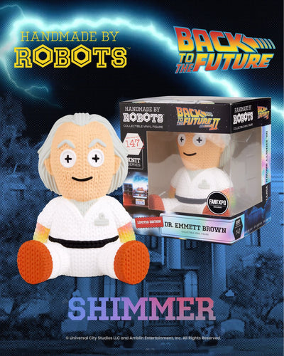 Back to the Future Part II Dr. Emmett Brown Collectible Vinyl Figure (Limited Edition Shimmer / Fan Expo Convention Exclusive) - #147 by MyHackerTech