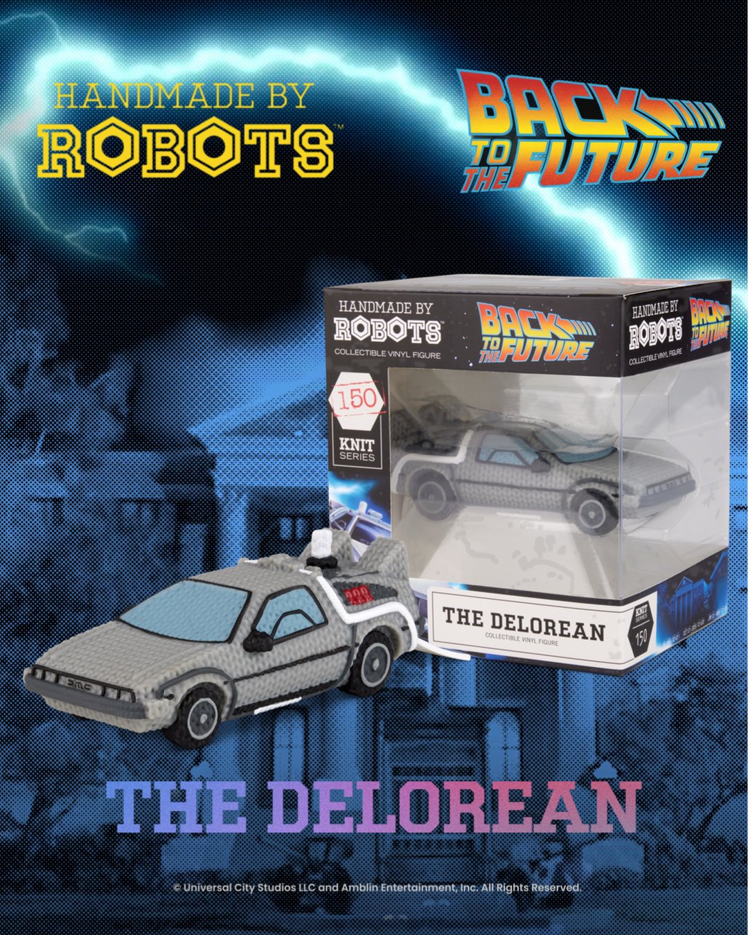 Back to the Future DeLorean Collectible Vinyl Figure - #150 by MyHackerTech