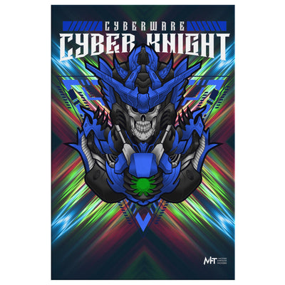Cyberware Cyber Knight v2 - Rectangle Gallery Canvas by MyHackerTech