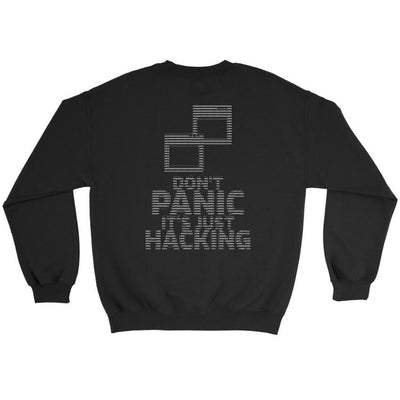 Don't panic it's just hacking - Crewneck Sweatshirt by MyHackerTech